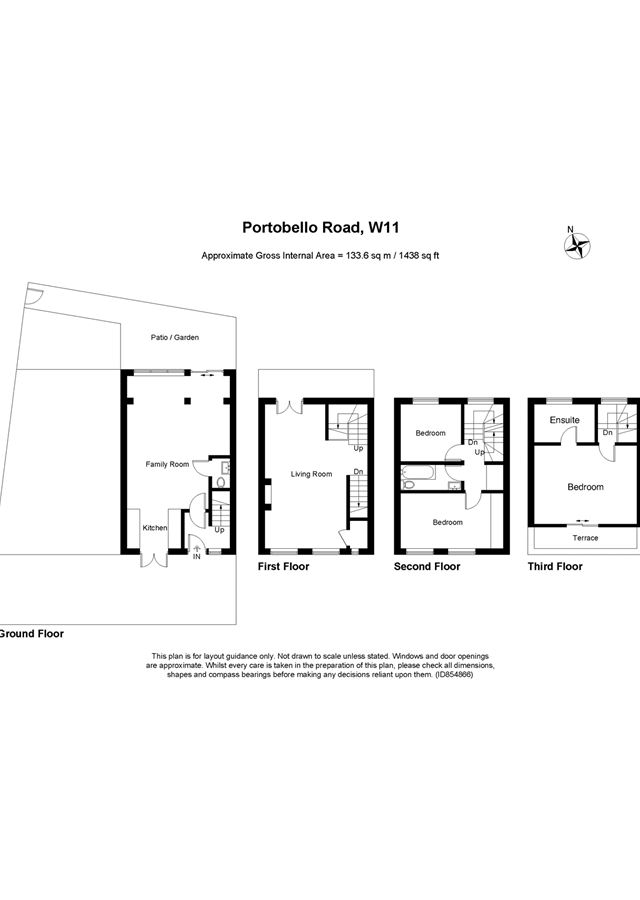 76 Portobello Road Proposed Floorplan Portrait For Website